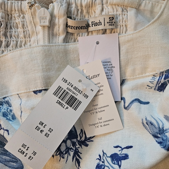 Abercrombie & Fitch linen blend Dress - Picture 6 of 8